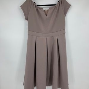 Lalagen dress XL A-line fit & flare gold zipper‎